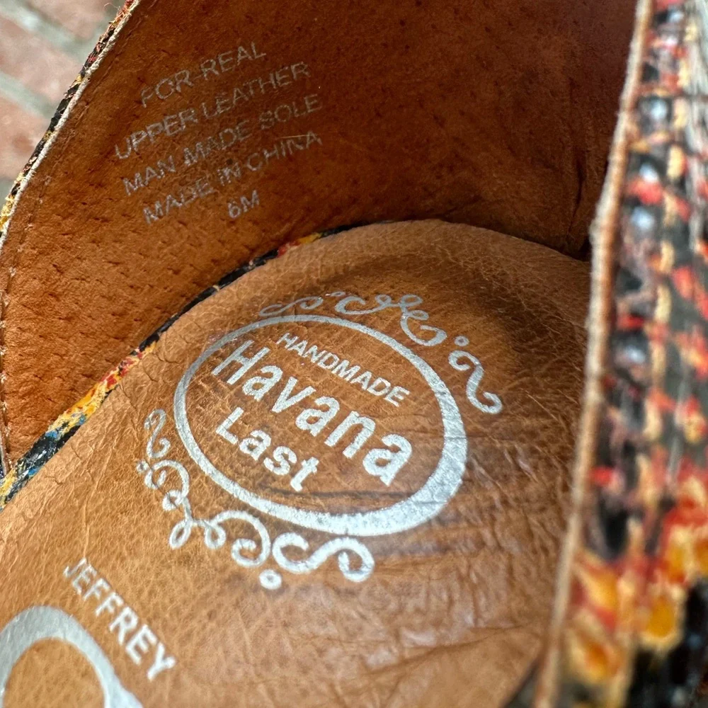 Jeffrey Campbell Multicolor Snakeskin Platform Sandal - Picture 7 of 8